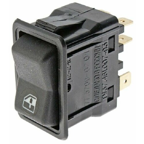 Переключатель клавиша ВАЗ, ГАЗ электростеклоподъемника С-Пб 77.3709-02.01/77.3705-02.01