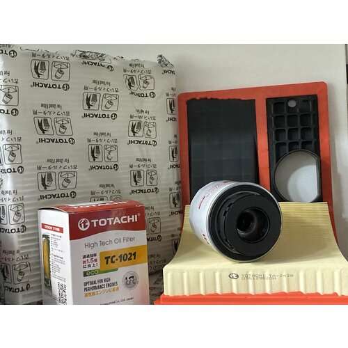 Комплект фильтров TOTACHI для Volkswagen Polo Skoda Rapid с двигателем 16 CFNA CFNB с 2010 по 2015 г 1740₽