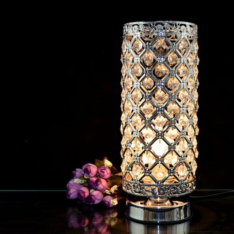 фото Настольная лампа Xitelai "Защита глаз", сенсорная, LED, USB, хрустальный плафон, 220 В