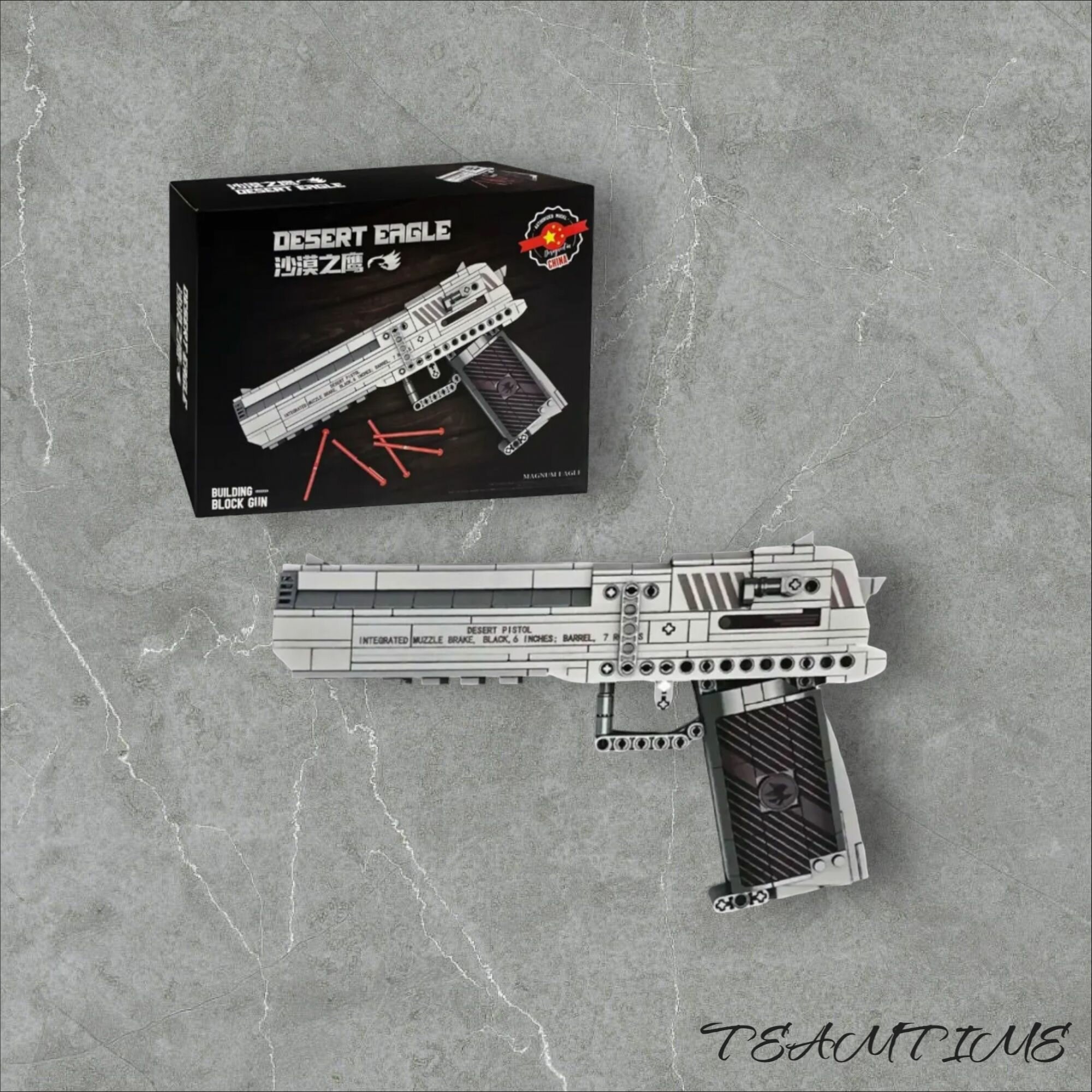 Конструктор Оружие Desert Eagle, 408 деталей