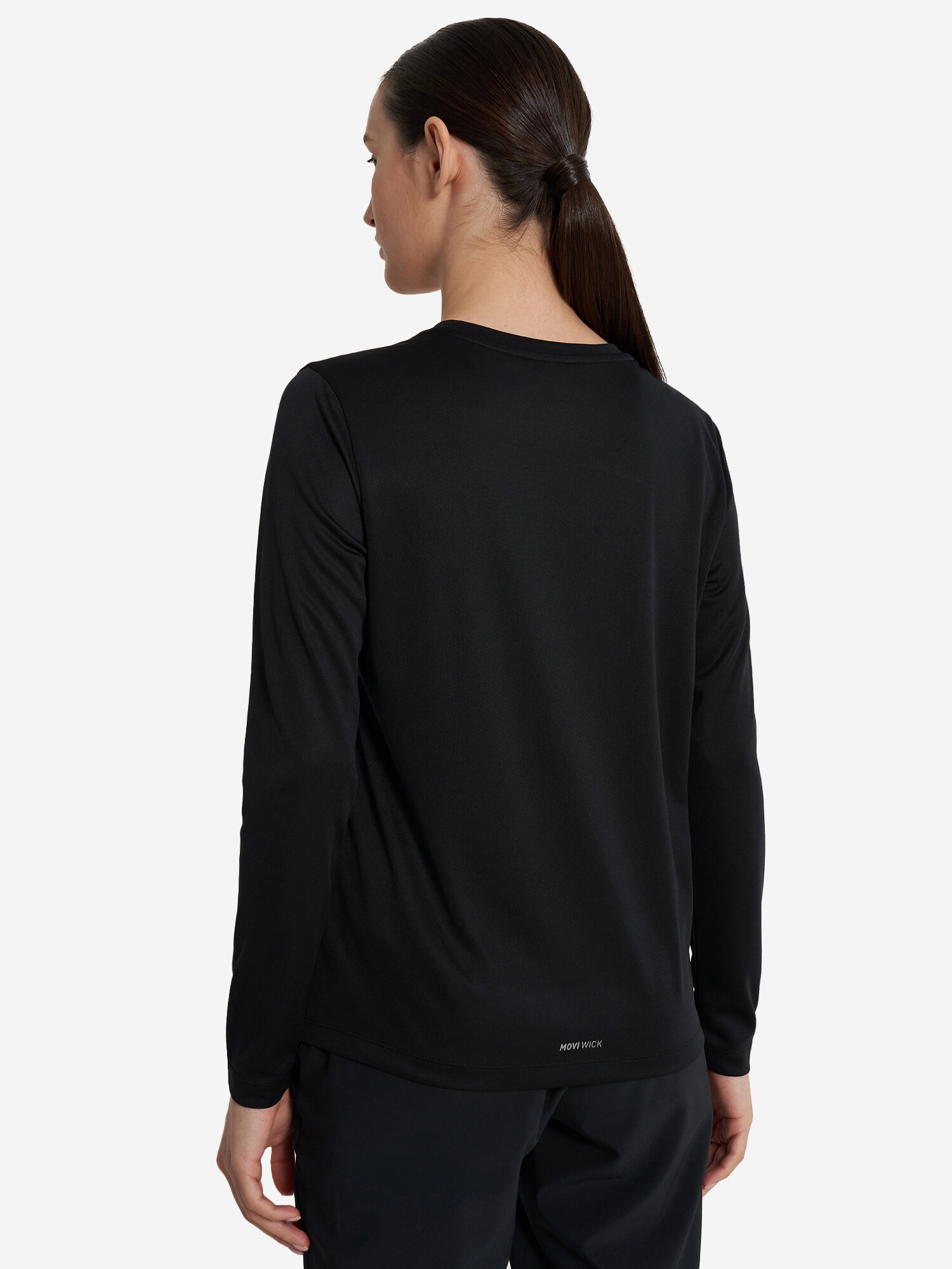Лонгслив спортивный Demix W D Running AA LS T-shirt, размер 50/52, , черный — фото 1