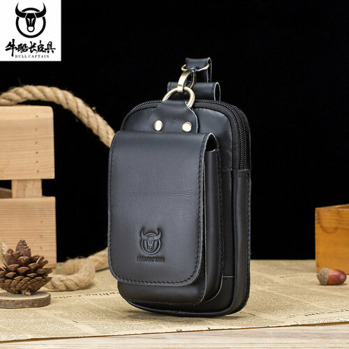 Сумка поясная BULLCAPTAIN, черный
