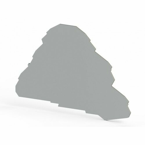 Klemsan 446539 Концевой сегмент на клеммники 3-х ярусные PYK 25-3FT серый NPP PYK25-3FT 159₽