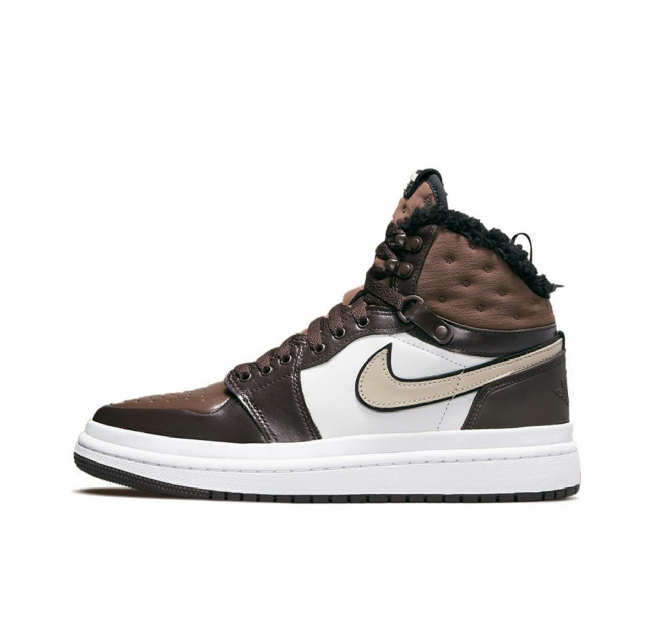 Кроссовки NIKE Air Jordan 1 Mid, размер 38 EU - 24 cm, белый
