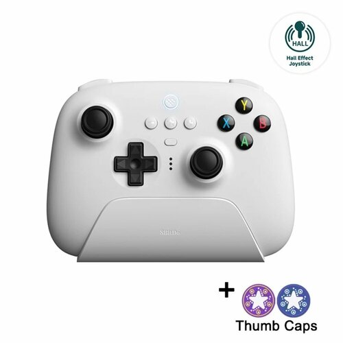 8BitDo - New Ultimate 24G Wireless Джойстик-контроллер с эффектом Холла и зарядная док-станция 6650₽