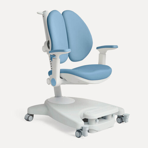 Изображение товара Кресло детское компьютерное для школьника ErgoKids Clever Duo Dark Blue (арт. Y-116 DB) с регулируемыми подлокотниками