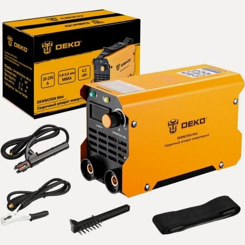 Изображение товара Сварочный аппарат инверторный Deko DKWM250A Mini (080-3000)