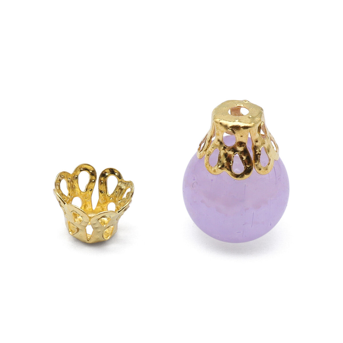 Шапочки для бусин декоративные Astra&Craft, FIN1252, 6,5*5 мм (золото), 50 шт