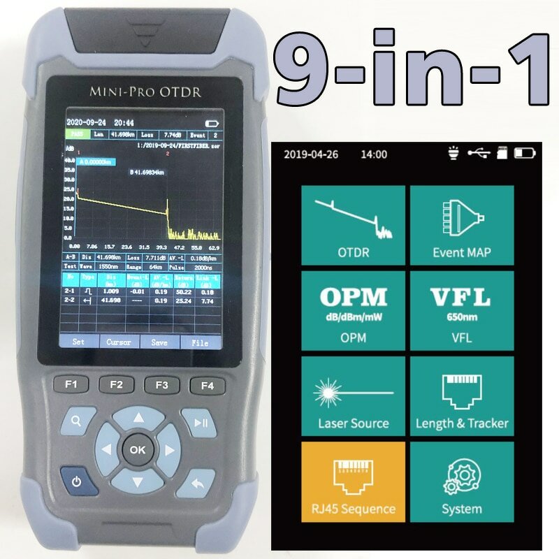 IOT OTDR FF-980REV мини рефлектометр, 1310 1550nm (APC)