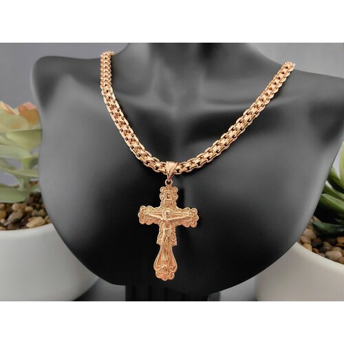 Комплект бижутерии FJ Fallon Jewelry цепь размер кольецепочки 60 см розовое золото 3435₽