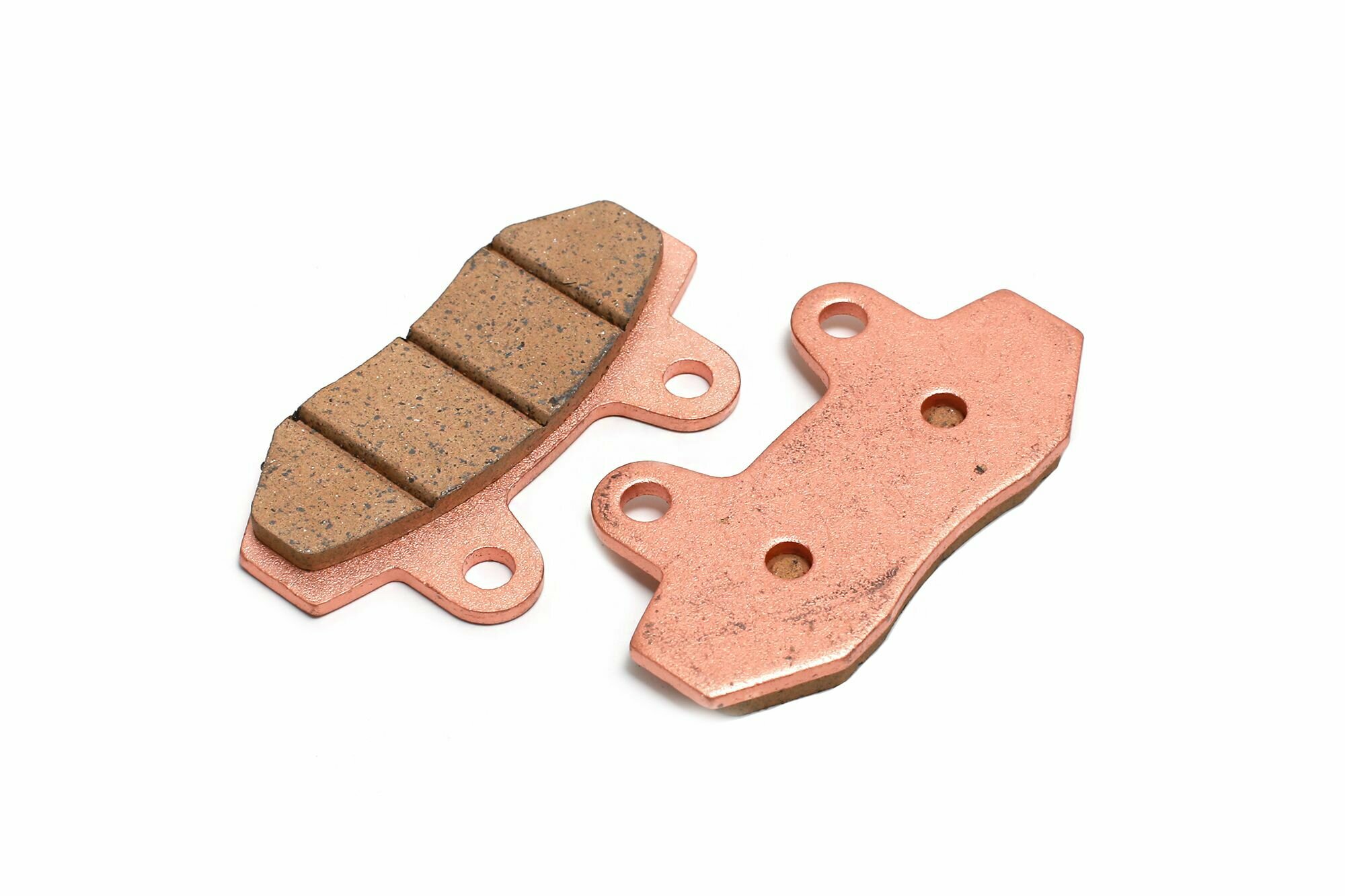 Колодки тормозные передние питбайк / мотоцикл (двухпоршневые) медь