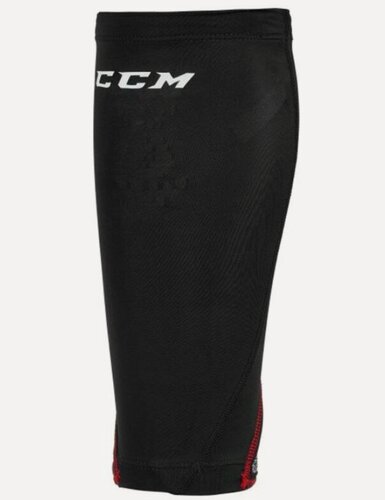 Изображение товара Защита голени от порезов CCM CUT RESISTANT CALF SR BK, защита ахиллова сухожилия, размер L/XL (27 см)