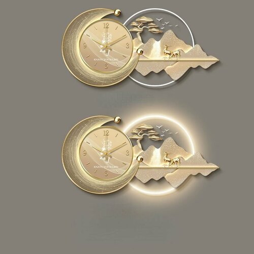 Настенные часы со светодиодной подсветкой