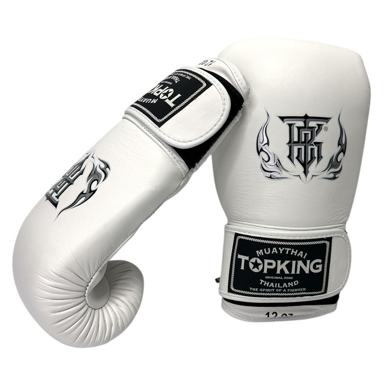 Перчатки боксёрские Top King "Ultimate" TKBGUV white 10oz — фото 1