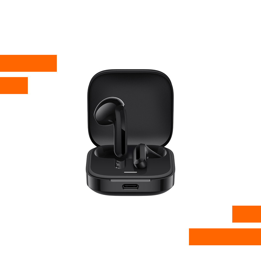Беспроводные наушники Xiaomi redmi Buds 6 Active (M2344E1) Black Оригинал, ANC, водонепроницаемые, с микрофоном