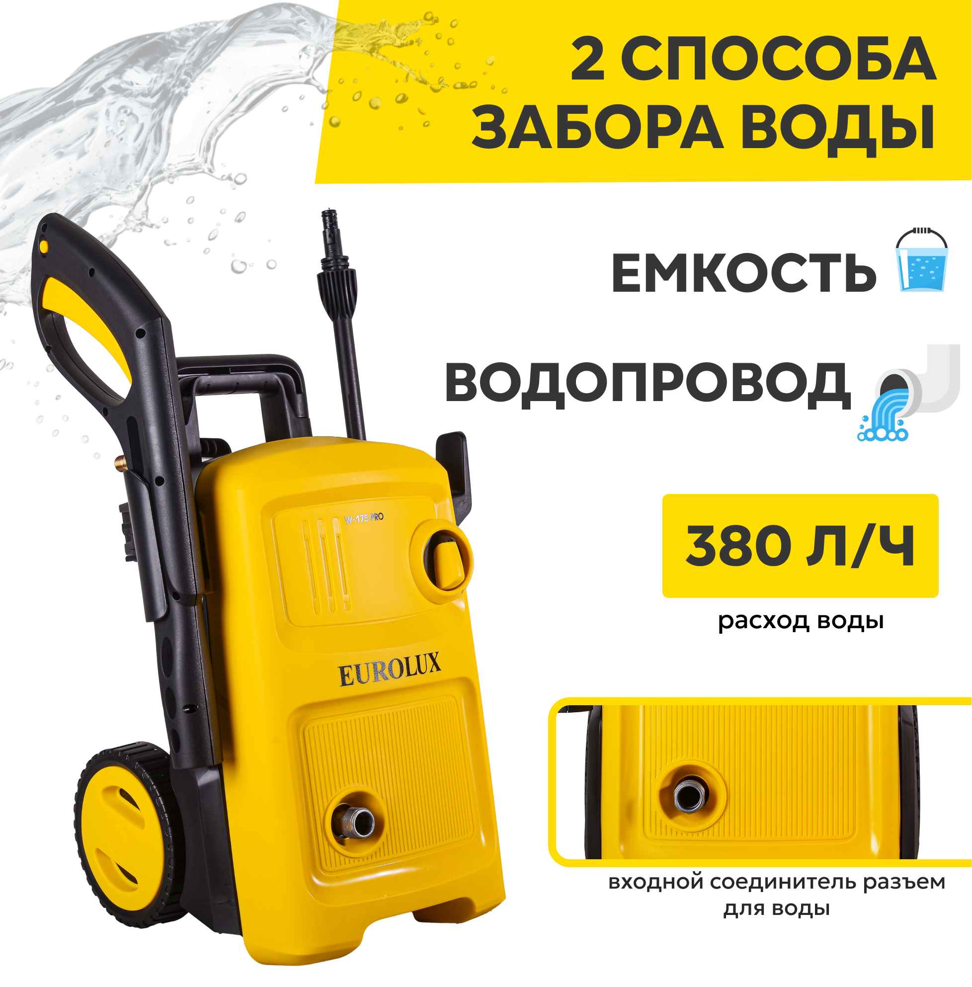 Мойка Eurolux W-175 PRO - фото №4