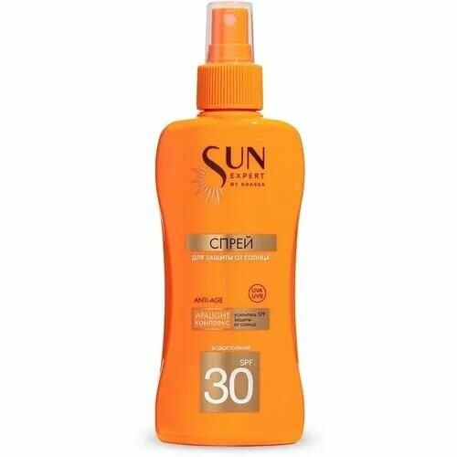 Солнцезащитный спрей KRASSA "Sun Expert", SPF 30, 180 мл