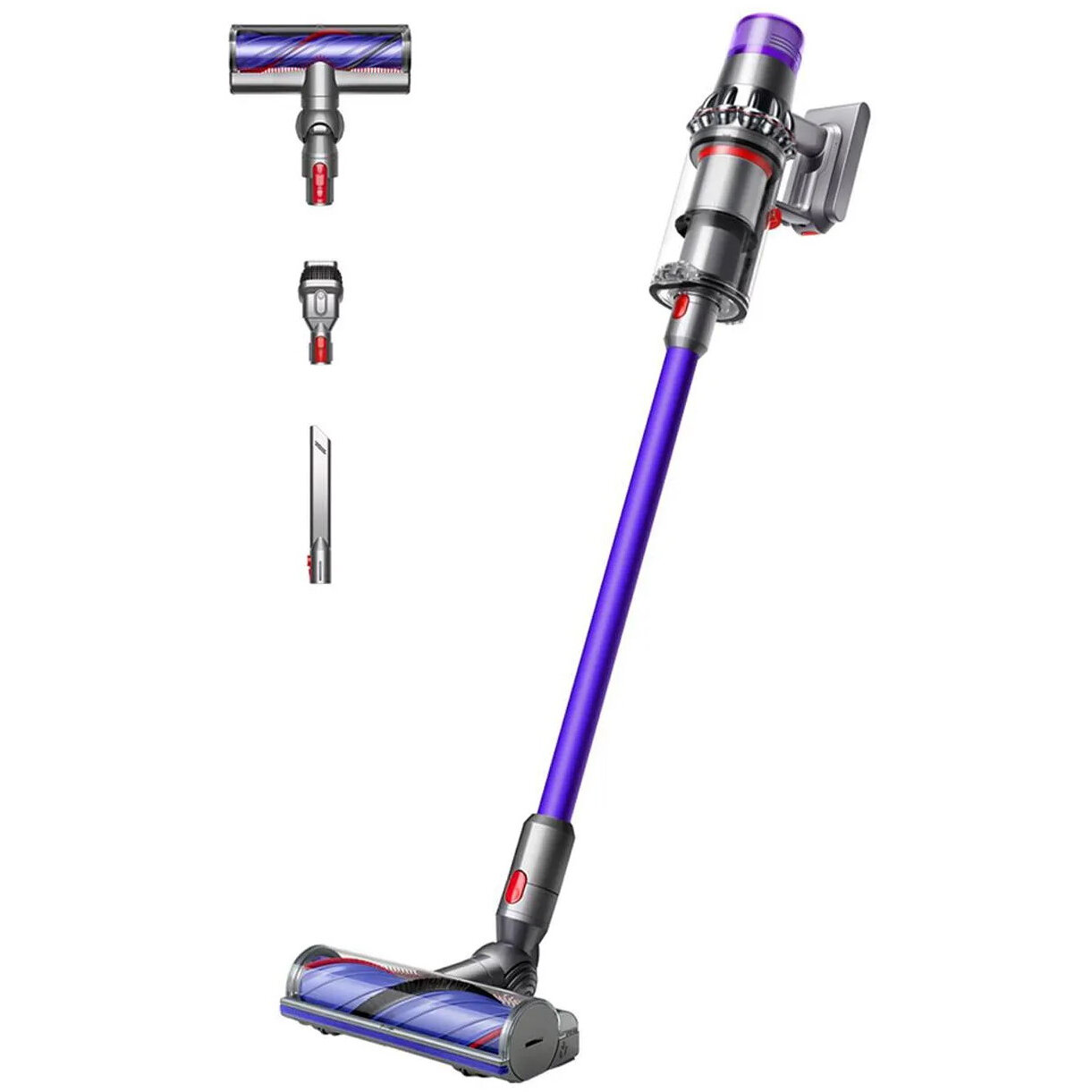 Вертикальный пылесос Dyson V11 Advanced, SV51, Nickel/Blue + переходник (479333-01)