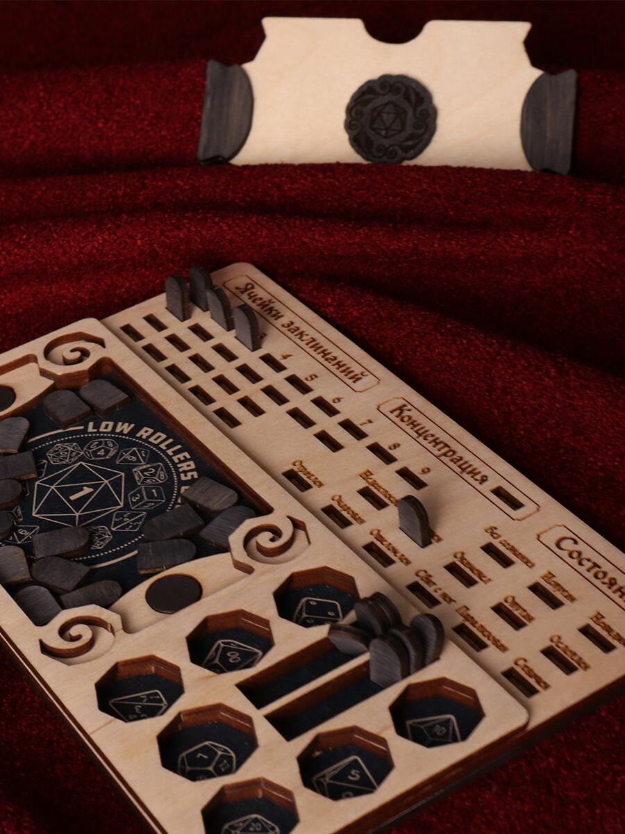 Трекер заклинаний днд "Крит", DnD, dungeons and dragons, счетчик — фото 1