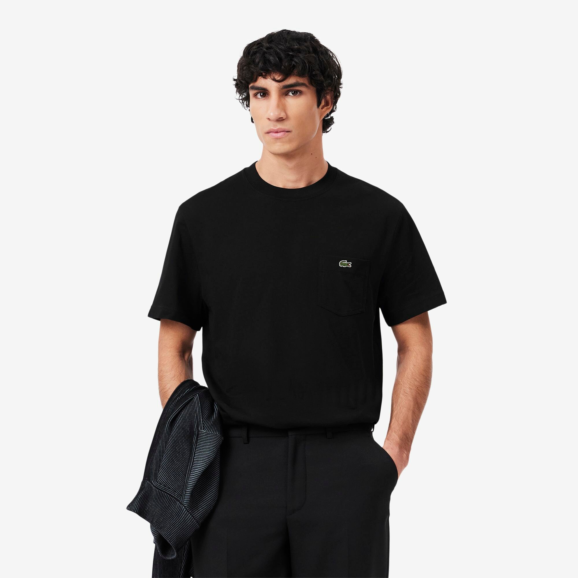 Футболка LACOSTE, размер T5, черный