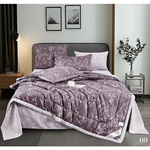 Комплект постельного белья с одеялом Candie’s Сатин, Евро, 