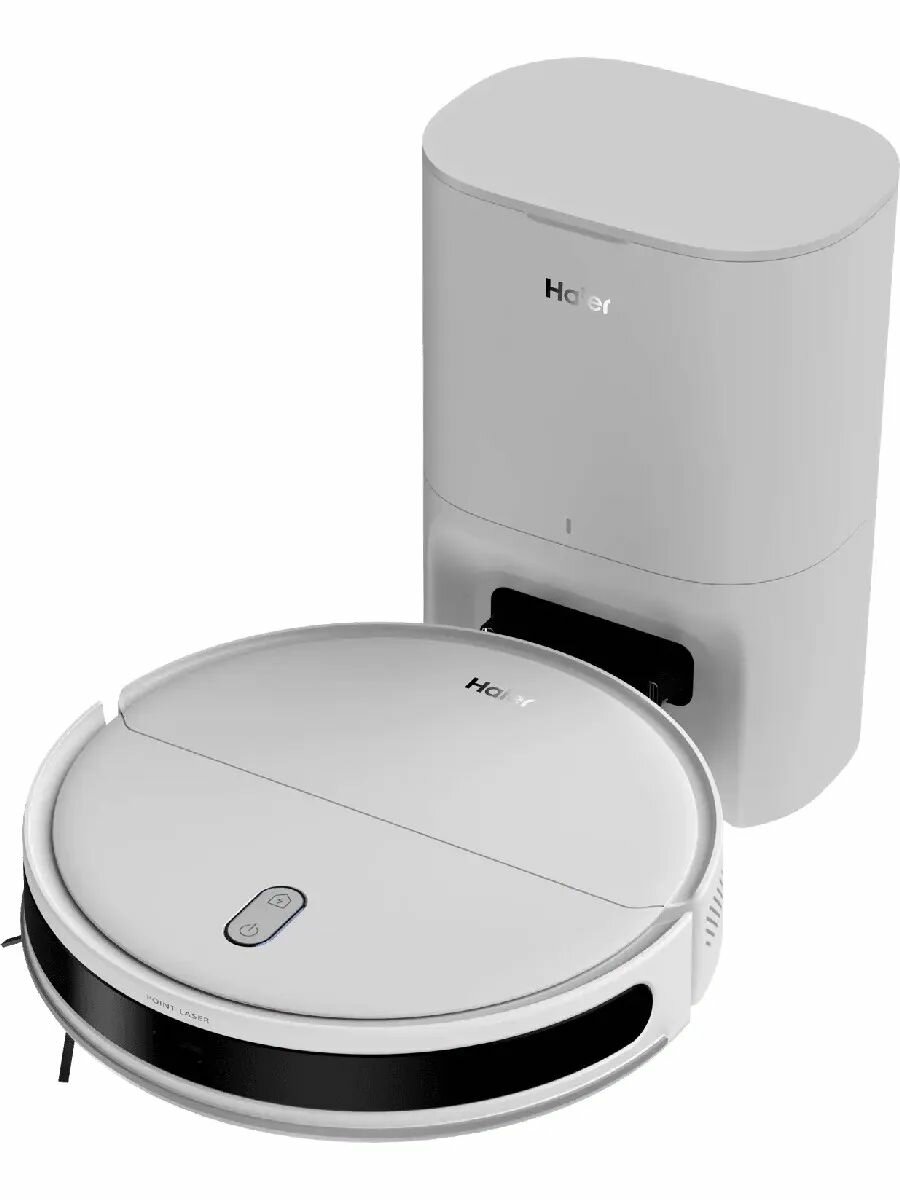 Робот-пылесос Haier HSR Pro Lite сухая и влажная уборка, 4 режима работы, Wi-Fi, 5000 Па, поддержка голосовых помощников