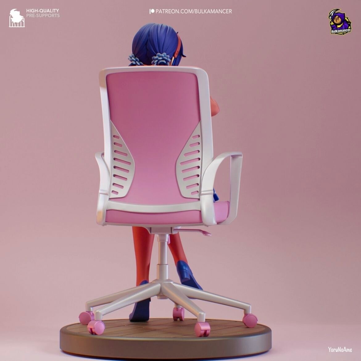 Фигурка героя Мита. Mita (MiSide). Высота 18 см. Не окрашена. — фото 1