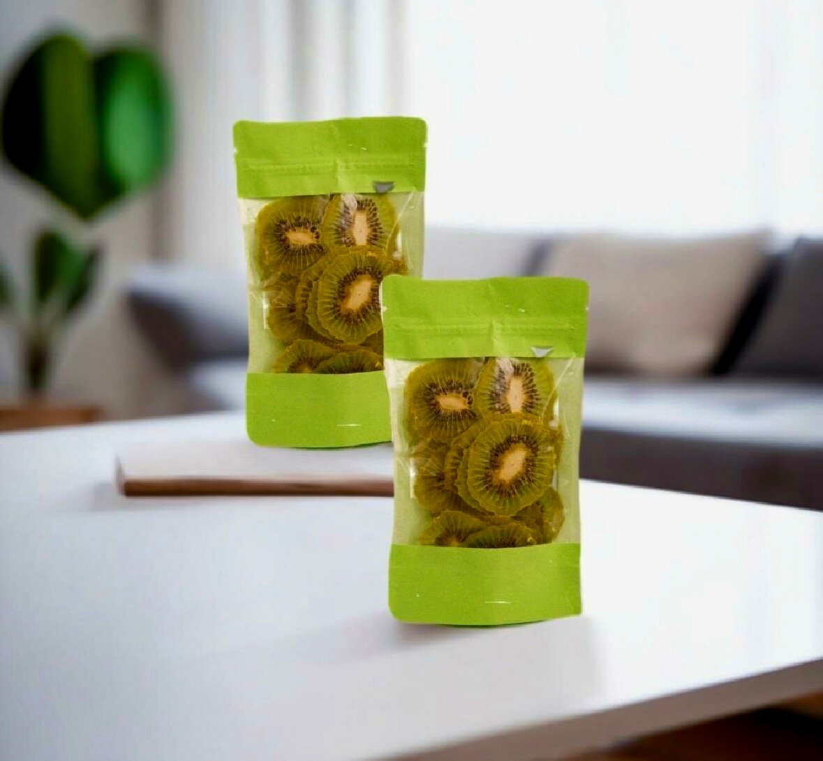 Киви сушеный натуральный Vassy, 60 гр.(2 по 30гр.)без сахара, Double Pack