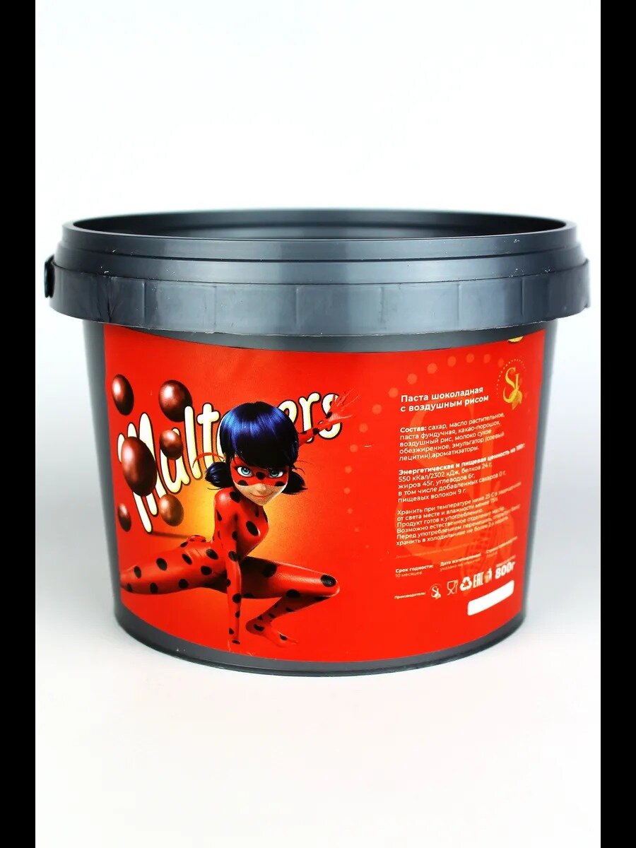 Паста шоколадная с воздушным рисом Sweet joys (аналог Maltesers). 800г. — фото 1