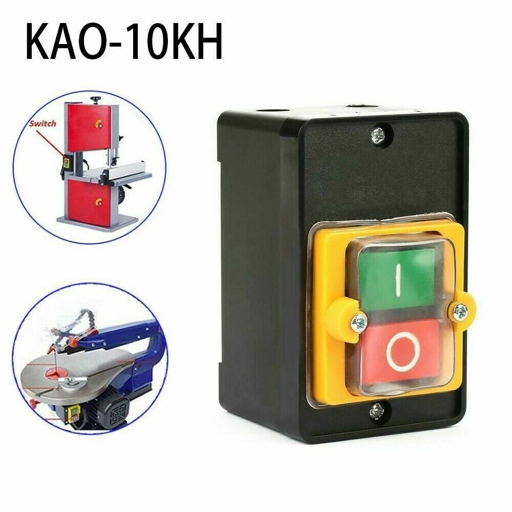 OZ-URJSH-AC220V/380V 10A Водонепроницаемый кнопочный переключатель ВКЛ/выкл Кнопка