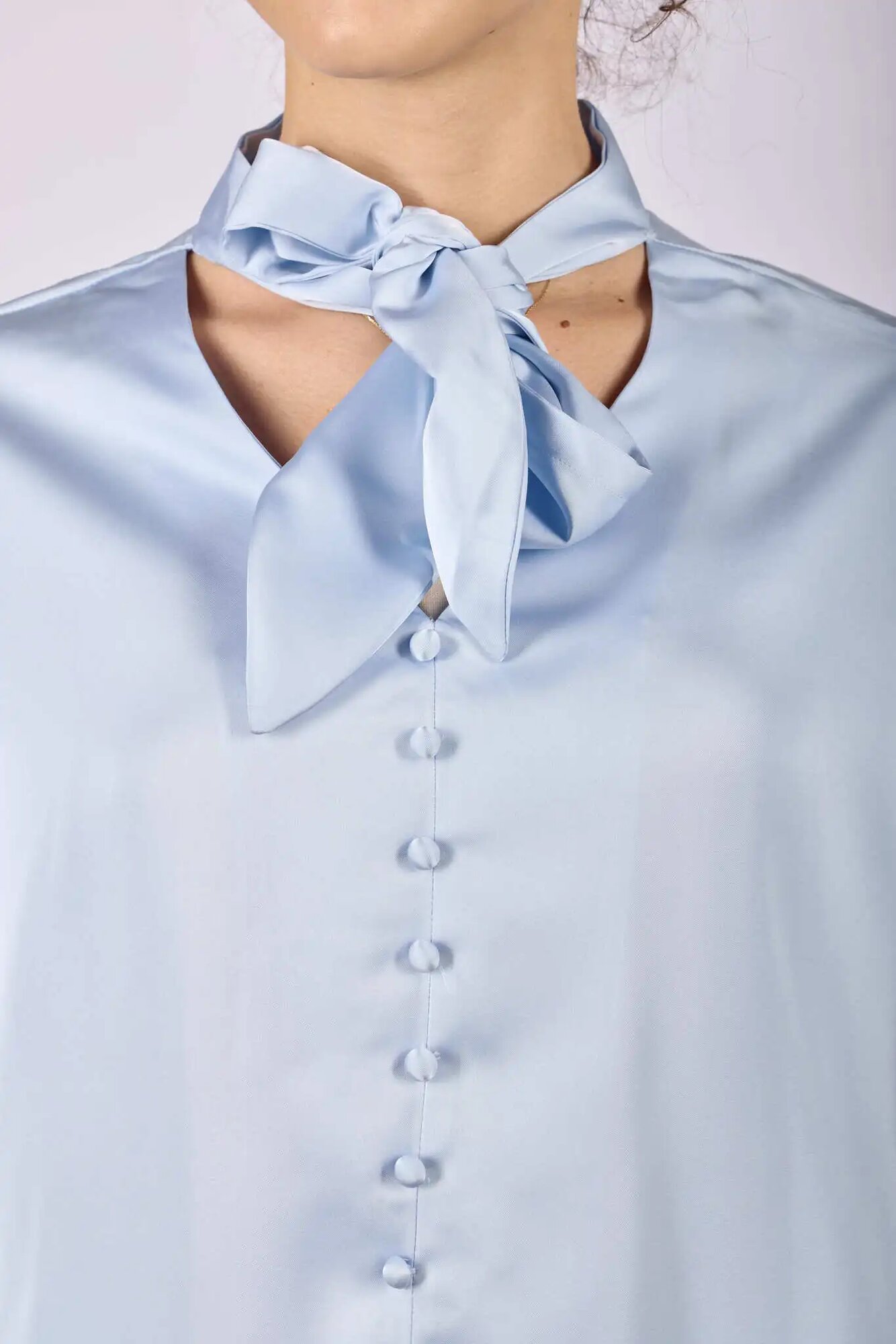 Блуза Selfie, размер L, голубой — фото 1