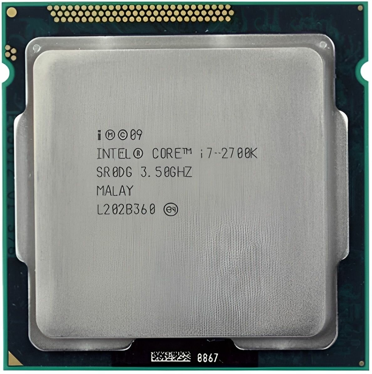 Процессор Intel Core i7-2700K сокет LGA 1155, 3.5 ГГц, 4 ядра, HD Graphics 3000, 95 Вт, OEM