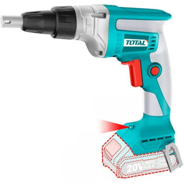 Дрель-шуруповёрт TOTAL TDSLI2042006, быстрозажимной патрон, напряжение 20В — фото 1