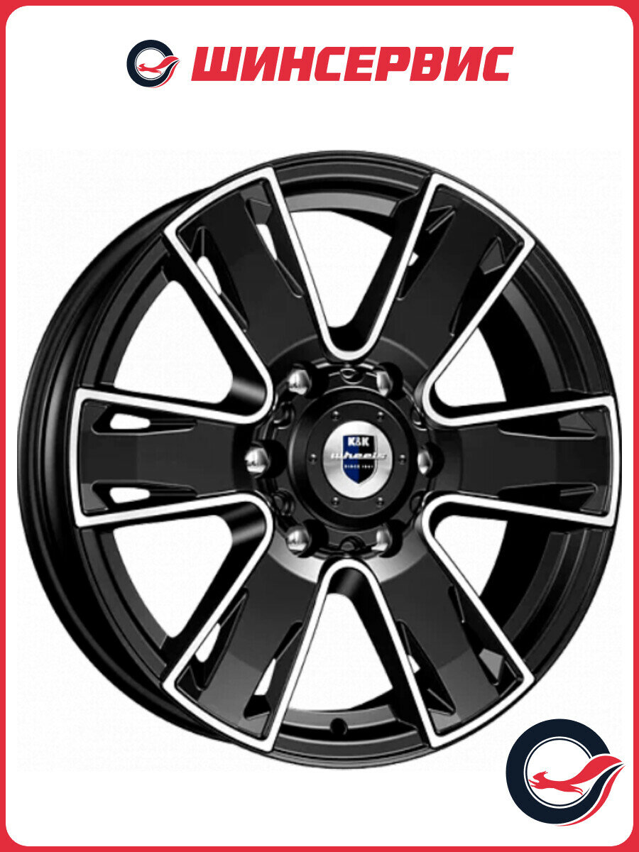 Литой диск КиК Севенна-Оригинал R17x7.0J 6x139.7 ET38 ЦО100.1