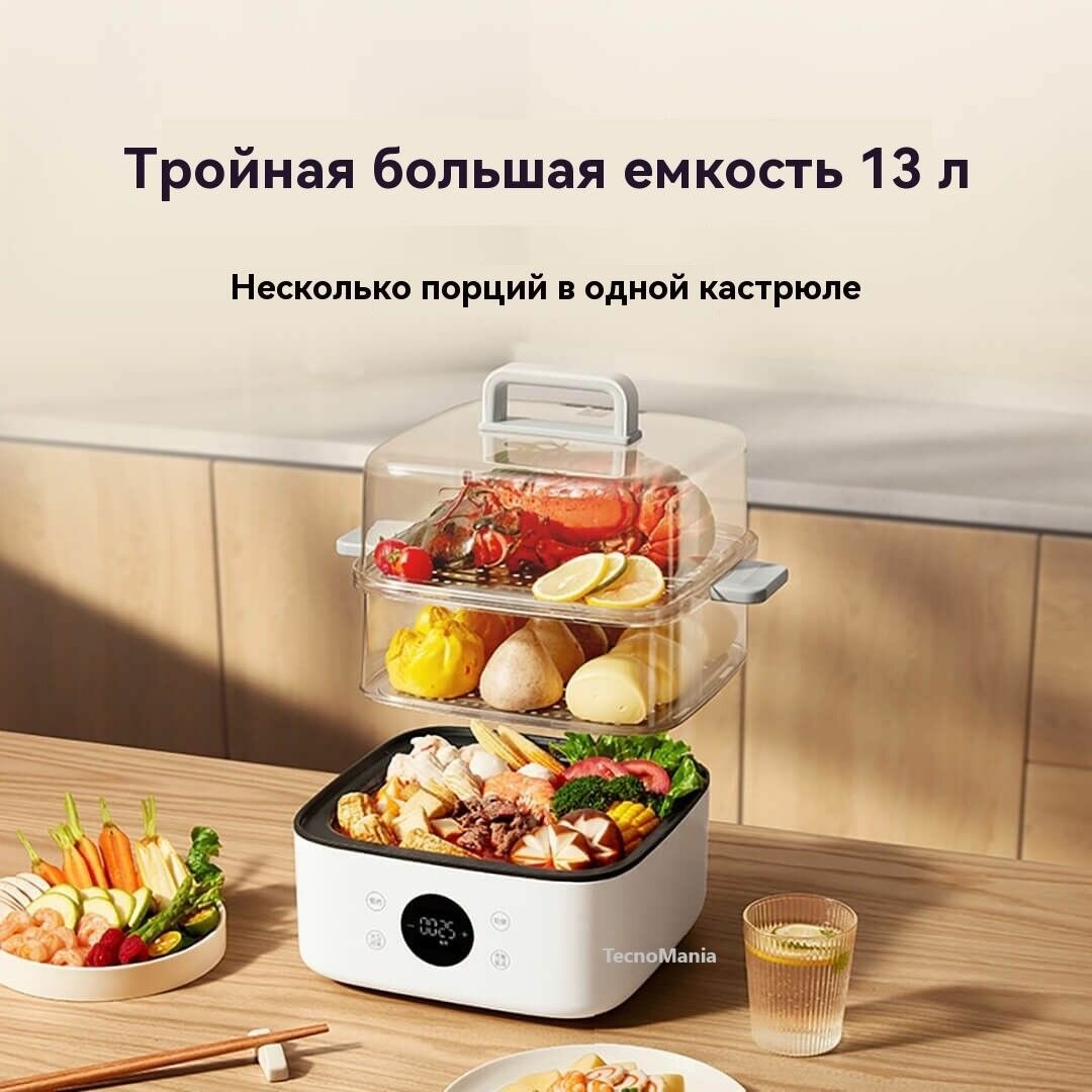 Пароварка Xiaomi Mijia N1 MES02 13 л электронное управление 1500 Вт