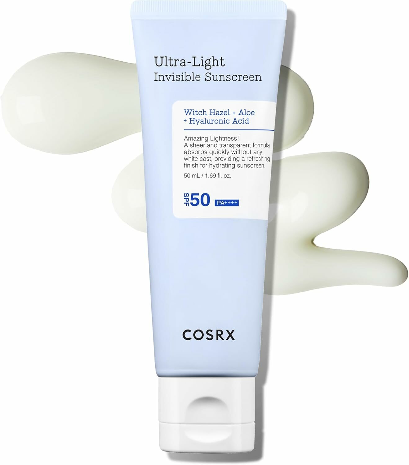 Ультралёгкий солнцезащитный крем с гамамелисом COSRX Ultra-Light Invisible Sunscreen SPF50 PA++++