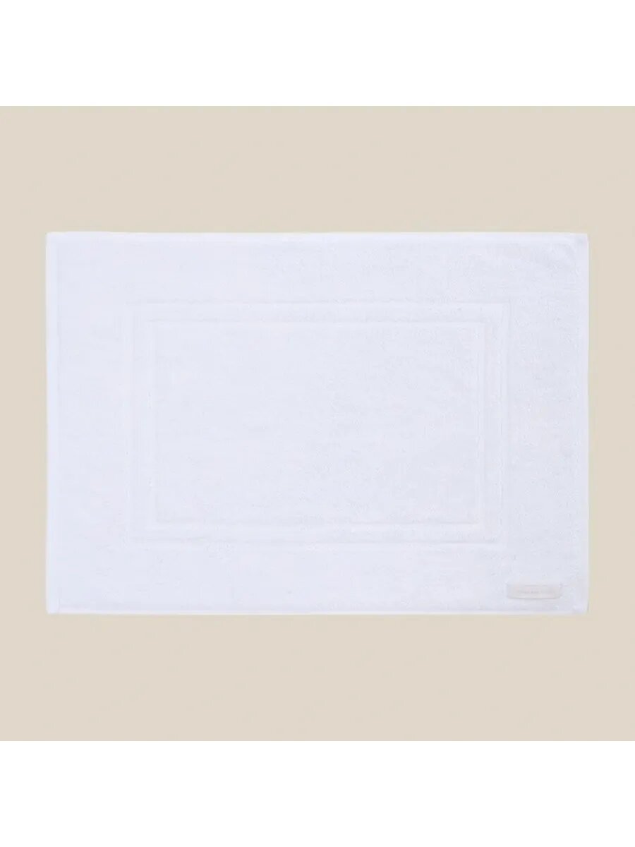 Махровый коврик для ванной 'Белый комфорт' 50x70 см