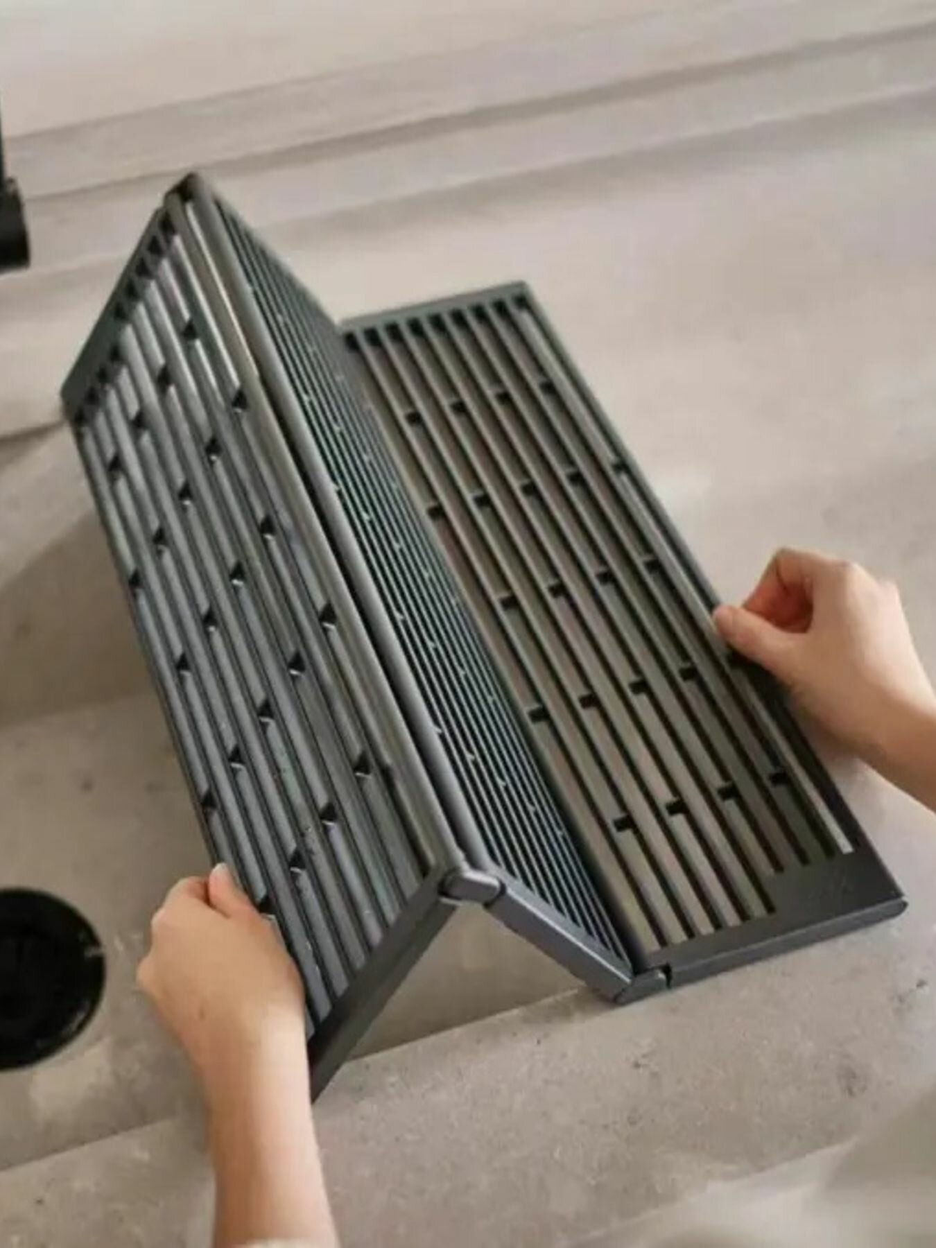 Картинки Складная сушилка для посуды на раковину, кухонный держатель на мойку для сушки фруктов, овощей