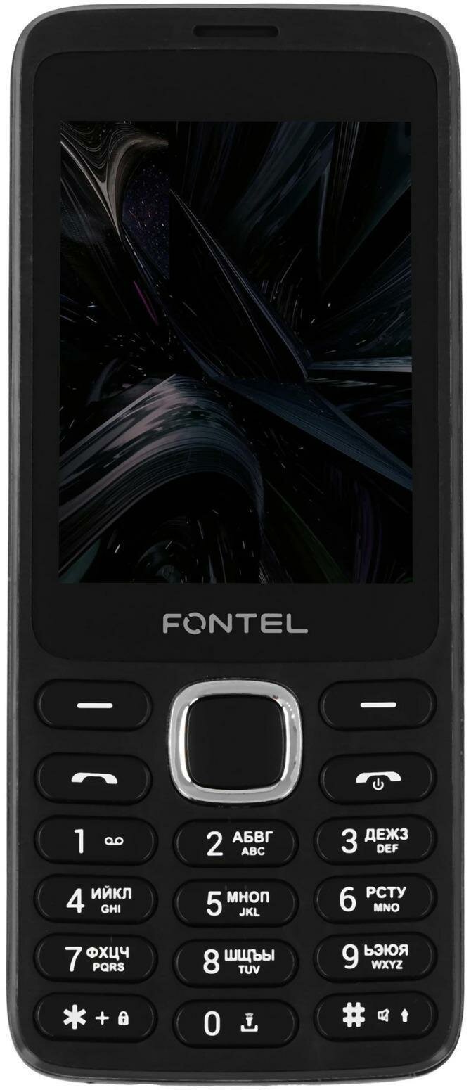 Мобильный телефон Fontel FP280 Черный 2 sim 2,8" Цветной TFT GSM 1450 mAh
