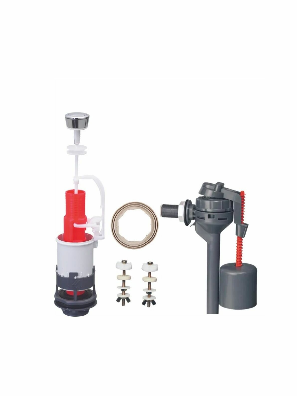 Комплект арматуры для унитаза боковой 1/2 Wirquin 10718523