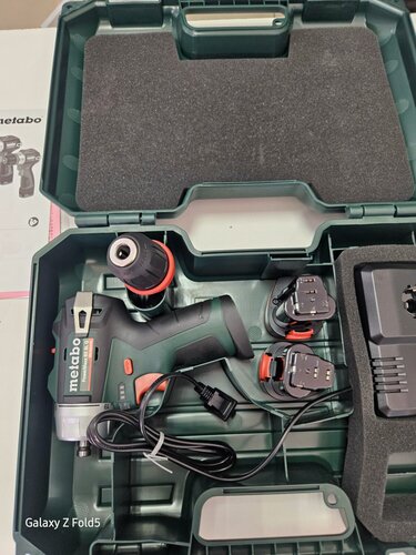 Изображение товара Аккумуляторная дрель-шуруповерт METABO Power Maxx BS BL 12V Оригинал в кейсе с 1 аккумулятором 2А бесщёточный