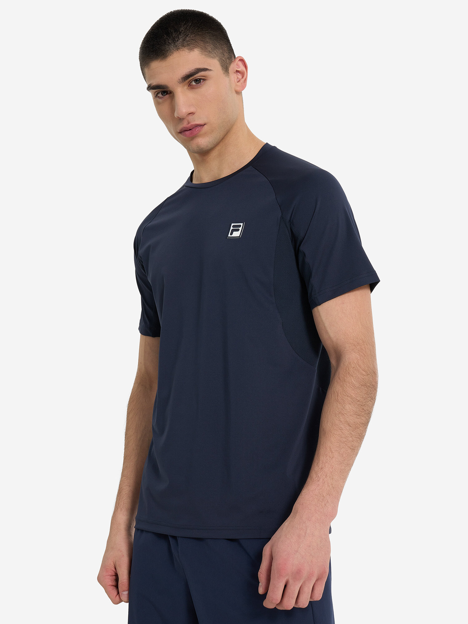 Футболка спортивная Fila, размер 50, темно-синий — фото 1