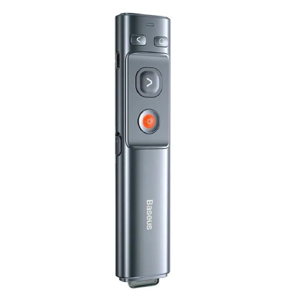 Лазерная указка Baseus презентер Baseus orange Dot Wireless Presenter Grey ACFYB-B0G серый