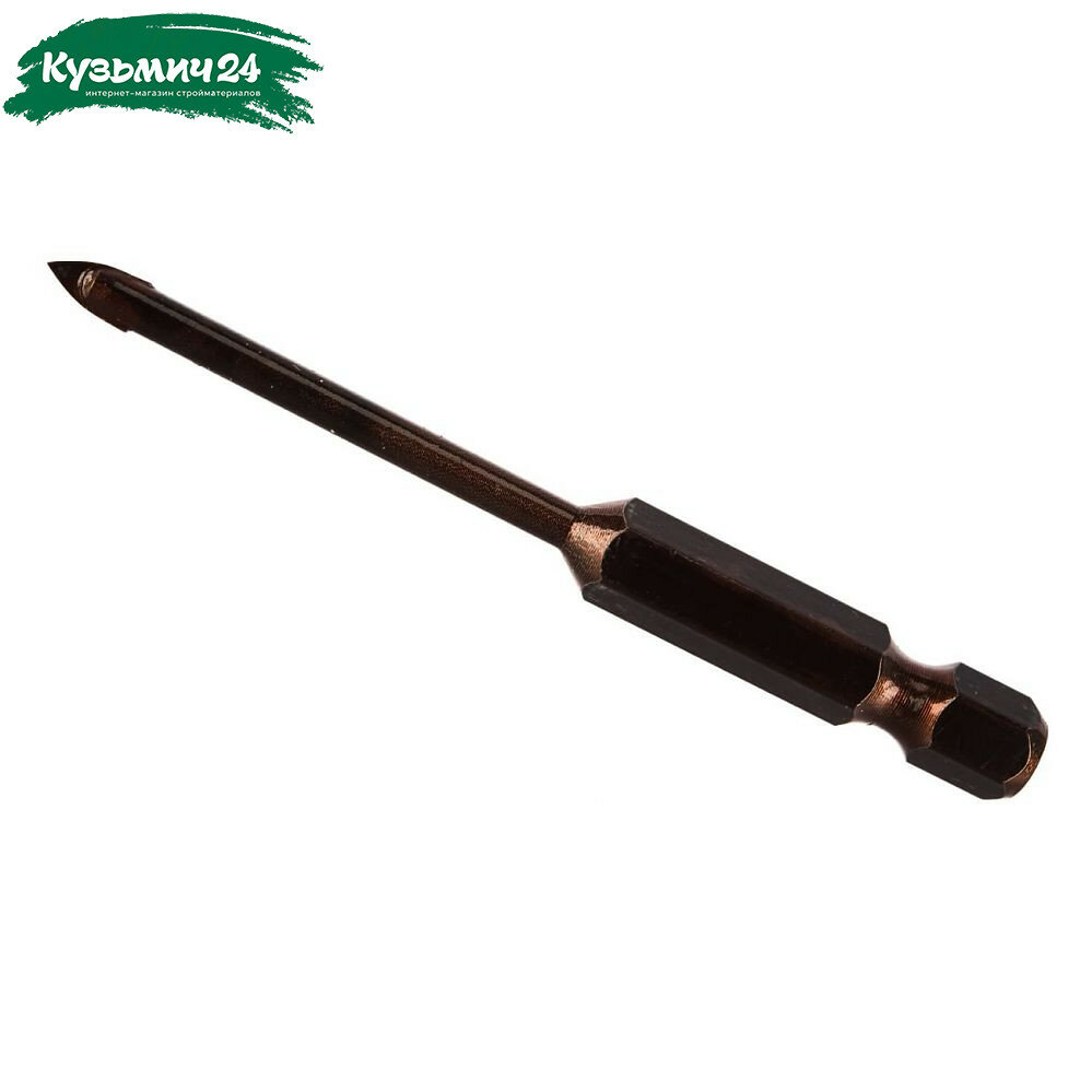 Сверло по стеклу керамике керамограниту росомаха 3мм 720003