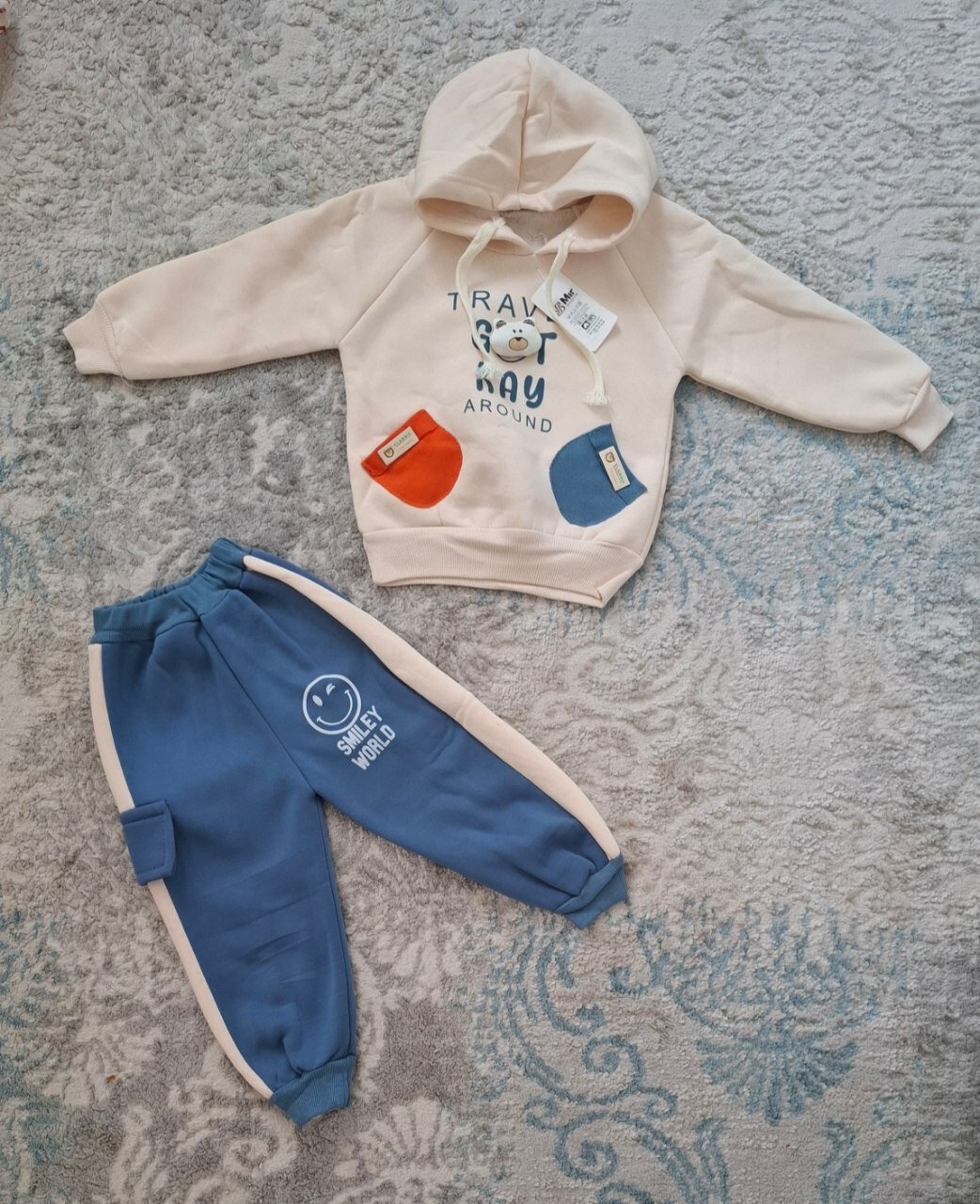 Комплект одежды  98-110, размер 3-5 лет, голубой — фото 1