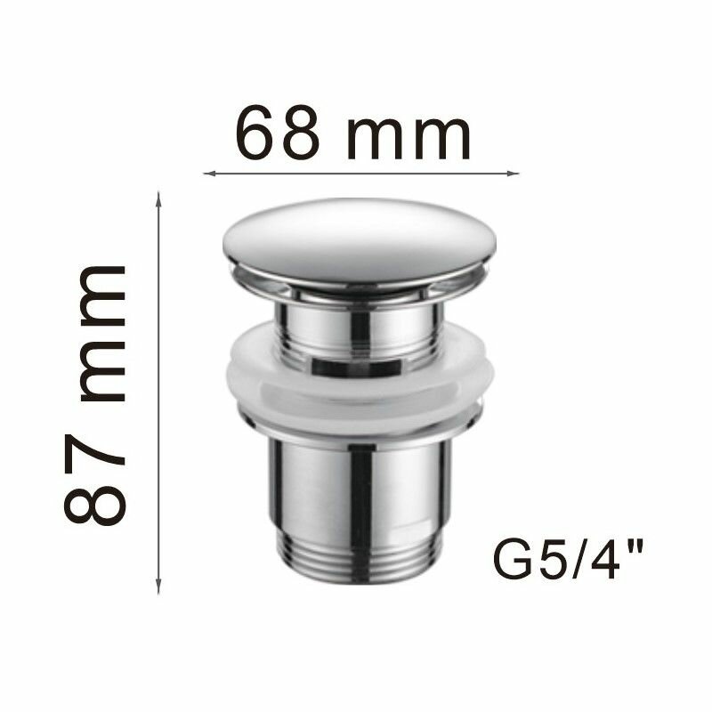 Донный клапан (с переливом), HAIBA НВ63