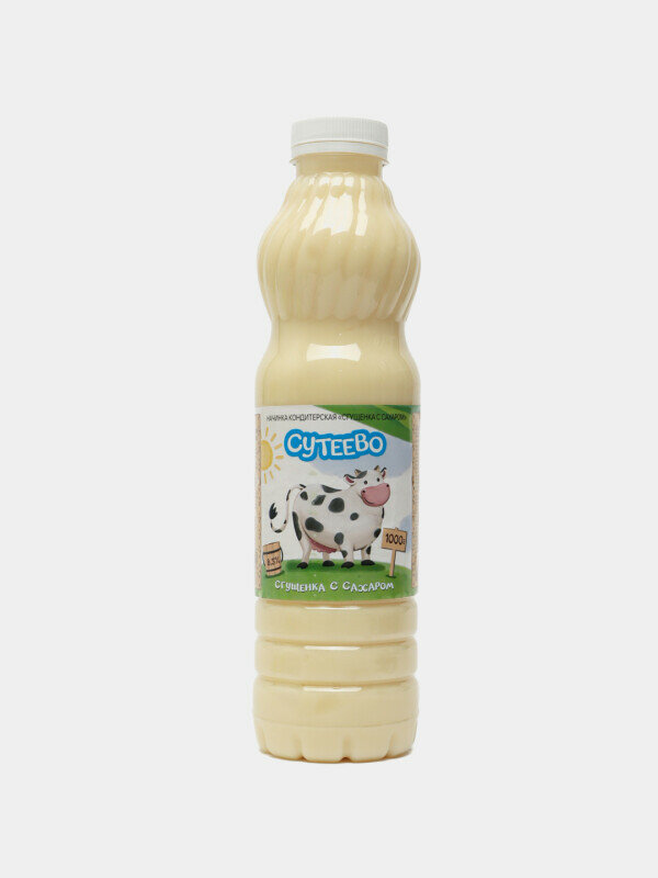 Сутеево сгущёнка с сахаром 8.5% PET, 1кг