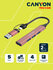 Переходник USB hub CANYON DS-02, 4 порта USB-Type C, USB-концентратор