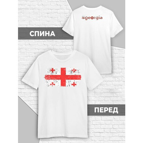 фото Футболка, размер l (48-50), белый printech