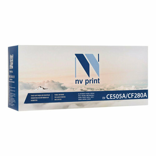 Картридж лазерный NV PRINT (NV-CF280A/CE505A) для HP LaserJet M401/425/P2035/2055, ресурс 2700 стр, 362896 картридж лазерный nv print nv cf280a ce505a для hp laserjet m401 425 p2035 2055 ресурс 2700 стр